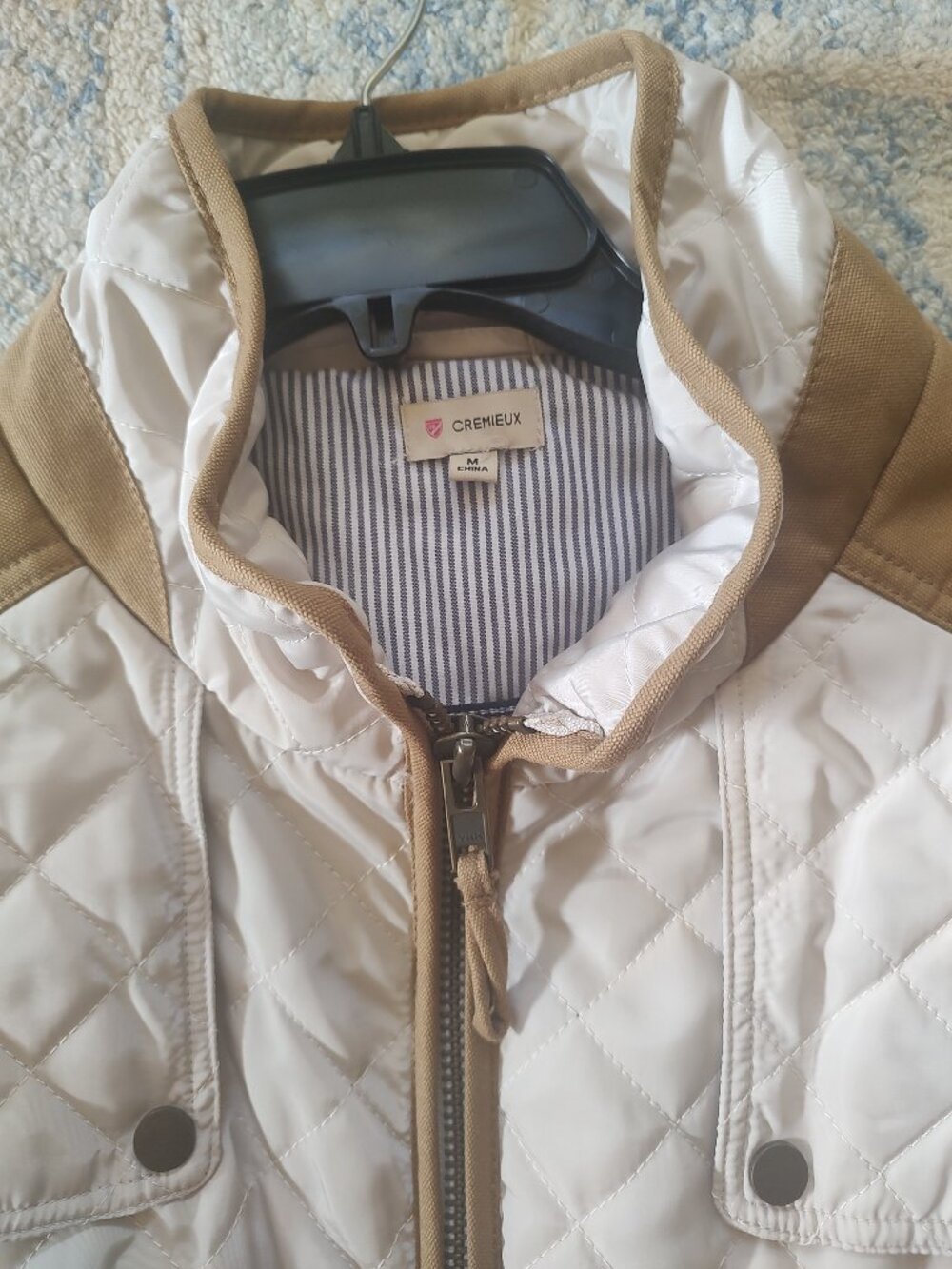 Daniel Cremieux Quilted Belted Jacket Womens Size M